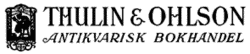 Thulin & Ohlson Antiqbookseller since 1918 logo