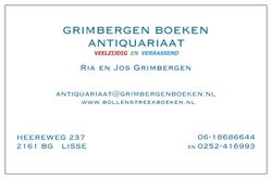 Grimbergen Boeken Antiquariaat vof logo