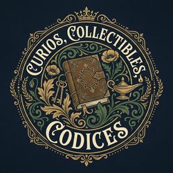 Curios, Collectibles, and Codices Logo