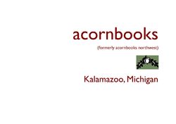 acornbooks northwest bookstore logo