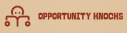 Opportunity Knocks Bookshop Logo