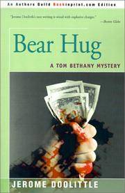 cover of Bear Hug: A Tom Bethany Mystery