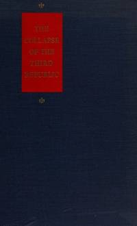 cover of The Collapse of the Third Republic : An Inquiry into the Fall of France in 1940