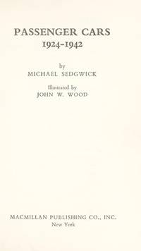 Macmillan Color Series: Passenger Cars, 4 volumes complete. I) 1863-1904, II) 1905-1912, III) 1913-1923, IV) 1924-1942