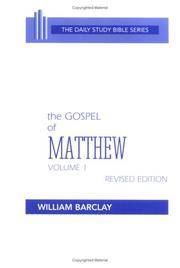 image of The Gospel of Matthew (Daily Study Bible: New Testament, Vol. 1) (Daily Study Bible Ser., Vol. 1)