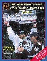 The National Hockey League Official Guide and Record Book 2002-2003