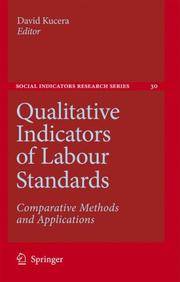image of QUALITATIVE INDICATORS OF LABOUR STANDARDS: COMPARATIVE METHODS AND APPLICATIONS (SOCIAL INDICATORS RESEARCH SERIES)