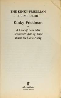image of The Kinky Friedman Crime Club