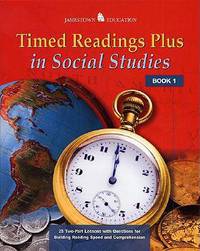 Timed Readings Plus Social Studies Book 2 Bk. 3 : 25 Two-Part Lessons with Questions for Building...