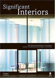 Significant Interiors: Interior Architecture Knowledge Community