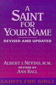 A Saint for Your Name: Saints for Girls.