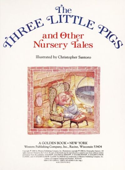 BIBLIO | The Three Little Pigs and Other Nursery Tales. A Golden Junior ...
