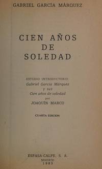 CIEN AÑOS DE SOLEDAD. *