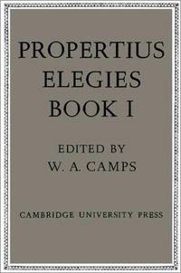 image of Propertius: Elegies (Volume 1)