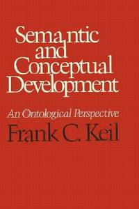 Semantic and Conceptual Development: An Ontological Perspective