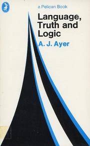 Language, Truth and Logic (Pelican) by A.J. Ayer