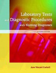 Laboratory Tests and Diagnostic Procedures With Nursing Diagnoses