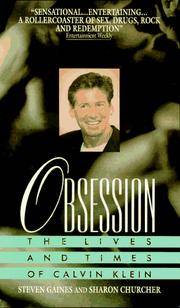 cover of Obsession: The Lives and Times of Calvin Klein