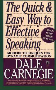 image of The Quick and Easy Way to Effective Speaking