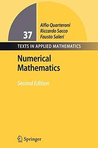cover of Numerical Mathematics (Texts in Applied Mathematics)