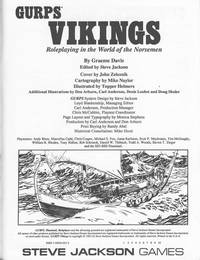 GURPS VIKINGS by Davis, Graeme - 1991