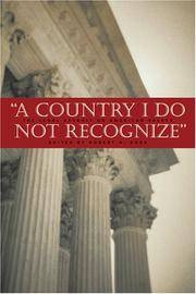 cover of A Country I Do Not Recognize
