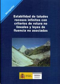 Estabilidad de taludes rocosos infinitos con criterios de rotura no lineales y leyes de fluencia...