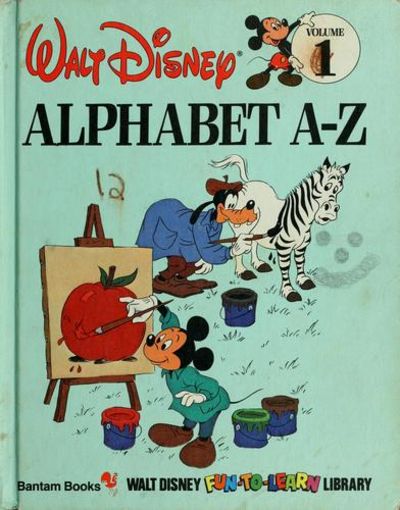 Alphabet A-Z (Disney's Fun-to-Read Library, Vol. 1) by Walt