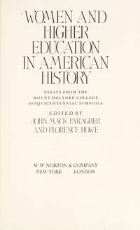 Women and Higher Education in American History