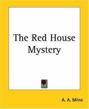 cover of The Red House Mystery
