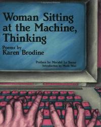 Woman Sitting At the Machine, Thinking