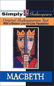Macbeth (Turtleback School & Library Binding Edition) (Simply Shakespeare) by William Shakespeare...