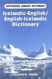 ICELANDIC-ENGLISH/ ENGLISH-ICELANDIC DICTIONARY.