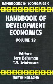 Handbook of Development Economics, Vol. 3B