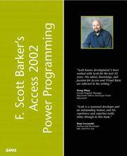 F. Scott Barker's Microsoft(R) Access 2002 Power Programming