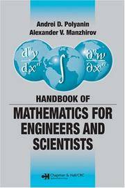 Handbook Of Mathematics For Engineers and Scientists