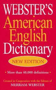 Webster's American English Dictionary