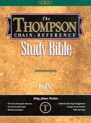image of Thompson Chain Reference Bible (Style 536black index) - Handy Size KJV - Genuine Leather