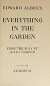 Everything in the Garden:  From the Play by Giles Cooper.