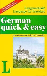 German Quick & Easy: 2 cassettes and book in case Language for Travelers