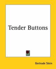 cover of Tender Buttons