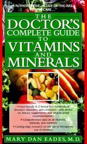 The Doctor's Complete Guide to Vitamins and Minerals