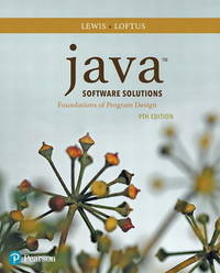 Java Software Solutions (ISBN: 9780134462028)