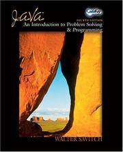 Java : An Introduction to Problem Solving and Programming