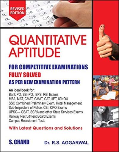BIBLIO | Quantitative Aptitude for Competitive Examinations by R S 