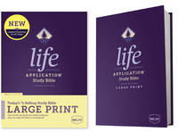 NKJV Life Application Study Bible, Third Edition, Large Print (Hardcover, Red Letter) [Hardcover]...