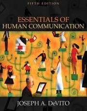 cover of Essentials of Human Communication (with Study Card) (5th Edition) (Myspeechlab (Access Codes))