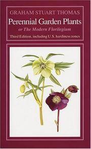 cover of Perennial Garden Plants or the Modern Florilegium