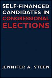 cover of SELF-FINANCED CANDIDATES IN CONGRESSIONAL ELECTIONS