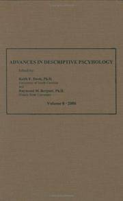 Advances in Descriptive Psychology, Vol. 8